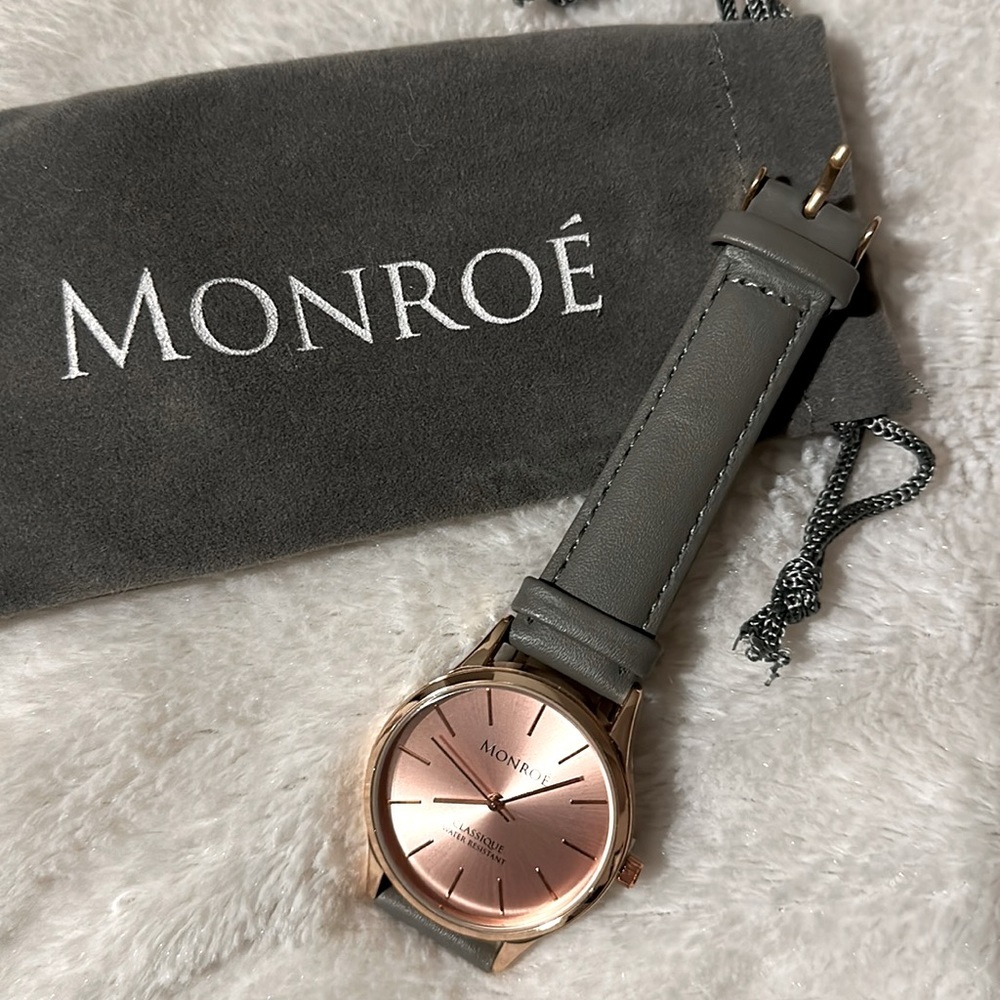 NWT Monroe Classique Watch in Sunburst Solerose